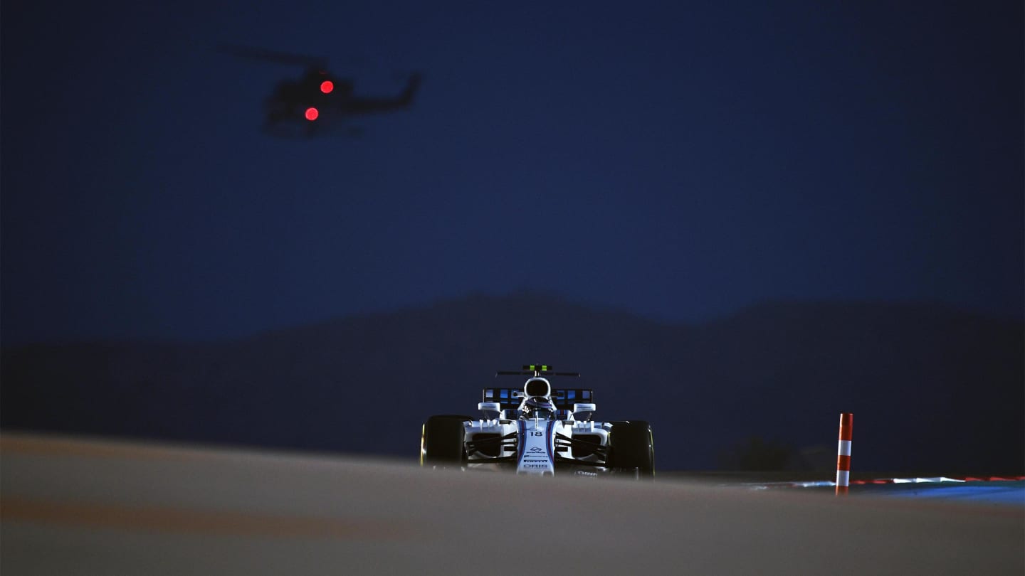 Lance Stroll (CDN) Williams FW40 at Formula One World Championship, Rd3, Bahrain Grand Prix Practice, Bahrain International Circuit, Sakhir, Bahrain, Friday 14 April 2017. © Sutton Motorsport Images