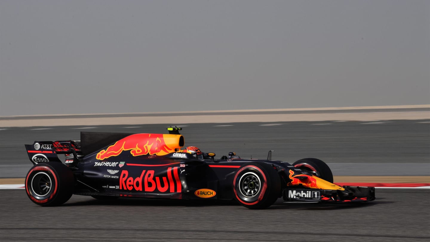 Max Verstappen (NED) Red Bull Racing RB13 at Formula One World Championship, Rd3, Bahrain Grand Prix Qualifying, Bahrain International Circuit, Sakhir, Bahrain, Saturday 15 April 2017. © Sutton Motorsport Images