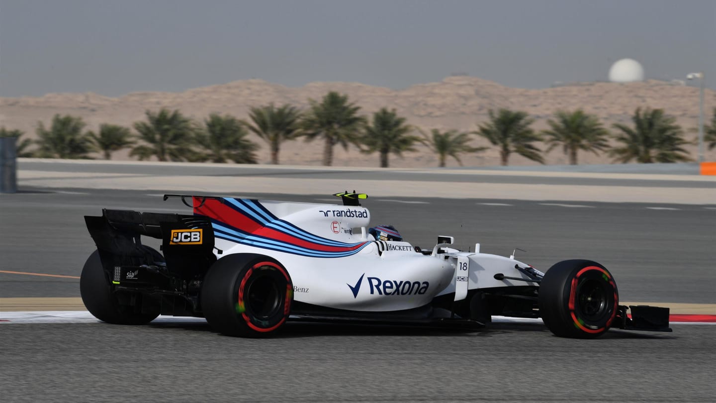 Lance Stroll (CDN) Williams FW40 at Formula One World Championship, Rd3, Bahrain Grand Prix Qualifying, Bahrain International Circuit, Sakhir, Bahrain, Saturday 15 April 2017. © Sutton Motorsport Images