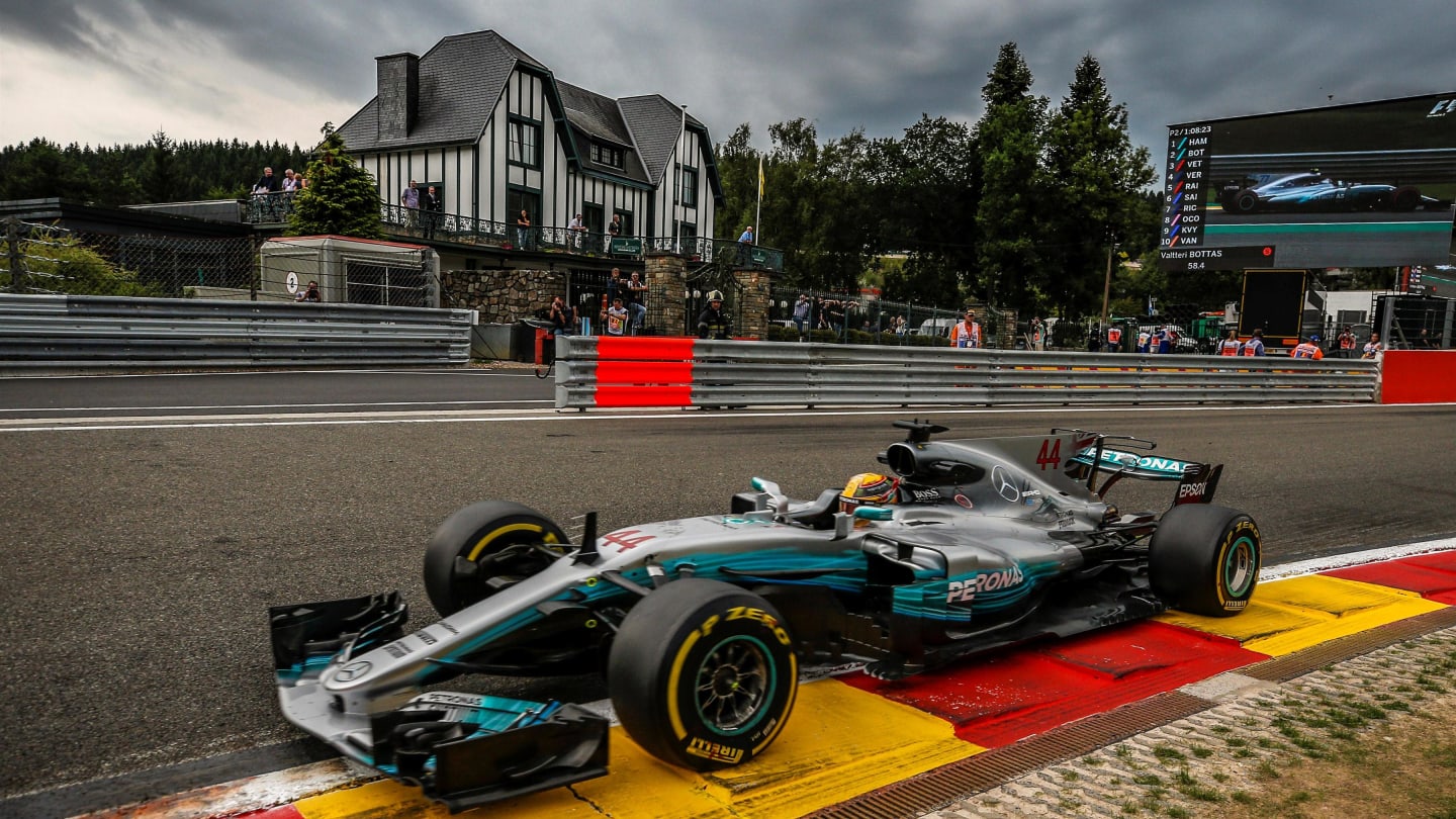 Lewis Hamilton (GBR) Mercedes-Benz F1 W08 Hybrid at Formula One World Championship, Rd12, Belgian