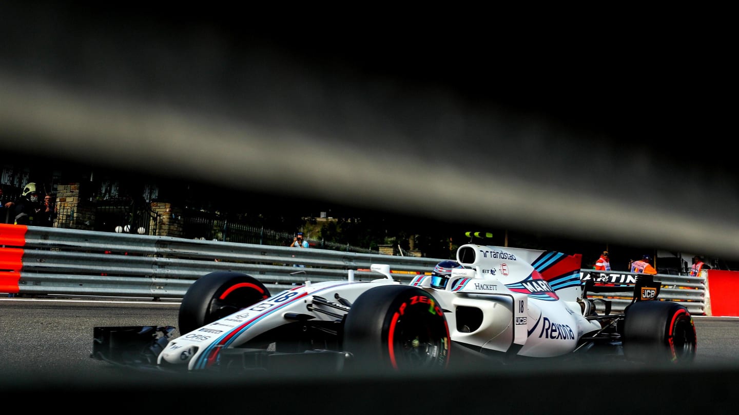Lance Stroll (CDN) Williams FW40 at Formula One World Championship, Rd12, Belgian Grand Prix, Practice, Spa Francorchamps, Belgium, Friday 25 August 2017. © Sutton Images