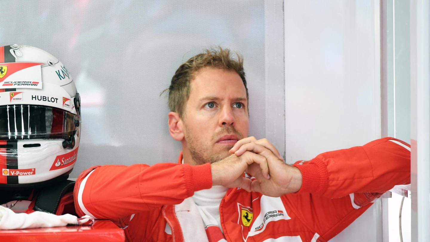 Sebastian Vettel (GER) Ferrari at Formula One World Championship, Rd12, Belgian Grand Prix,