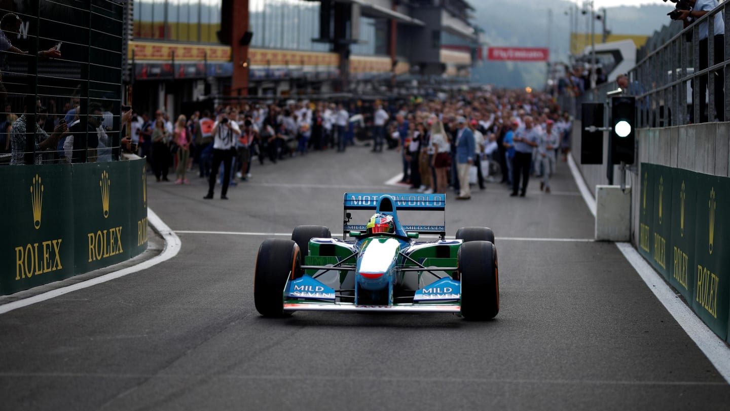 Mick Schumacher (GER) Benetton B194 at Formula One World Championship, Rd12, Belgian Grand Prix,