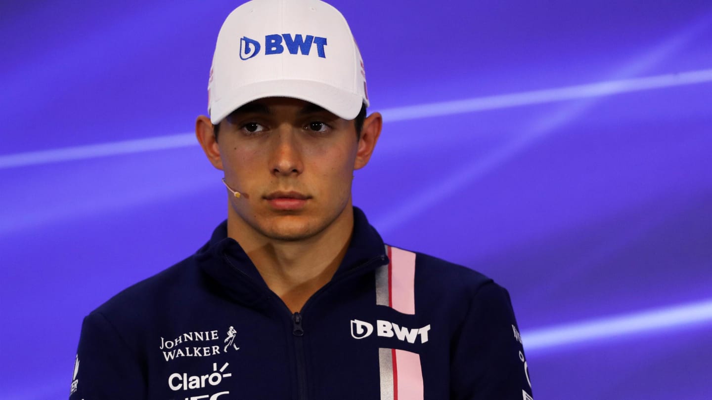 Esteban Ocon (FRA) Force India F1 in the Press Conference at Formula One World Championship, Rd12, Belgian Grand Prix, Preparations, Spa Francorchamps, Belgium, Thursday 24 August 2017. © Sutton Images