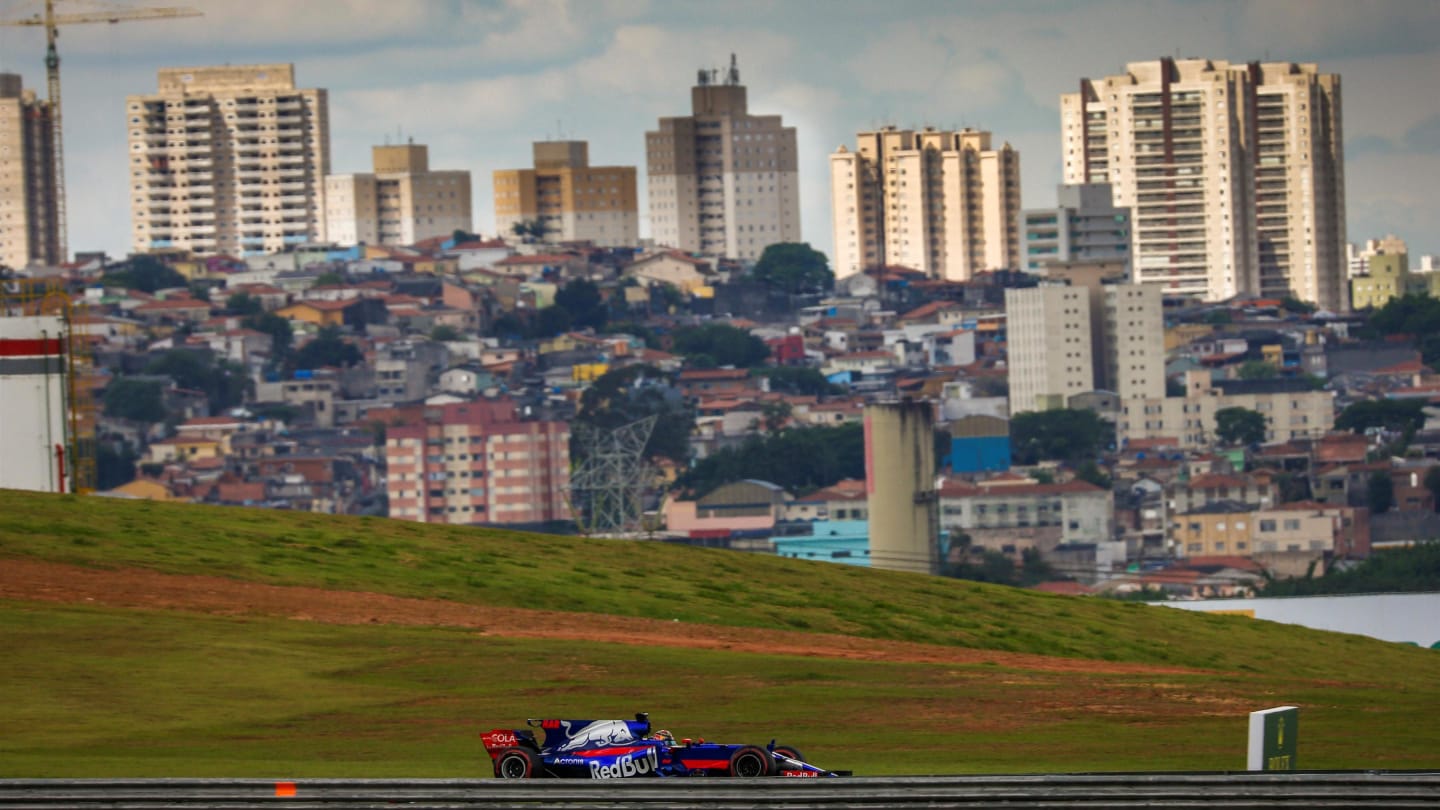 Brendon Hartley (NZL) Scuderia Toro Rosso STR12 at Formula One World Championship, Rd19, Brazilian
