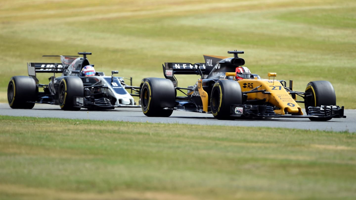Nico Hulkenberg (GER) Renault Sport F1 Team RS17 at Formula One World Championship, Rd10, British