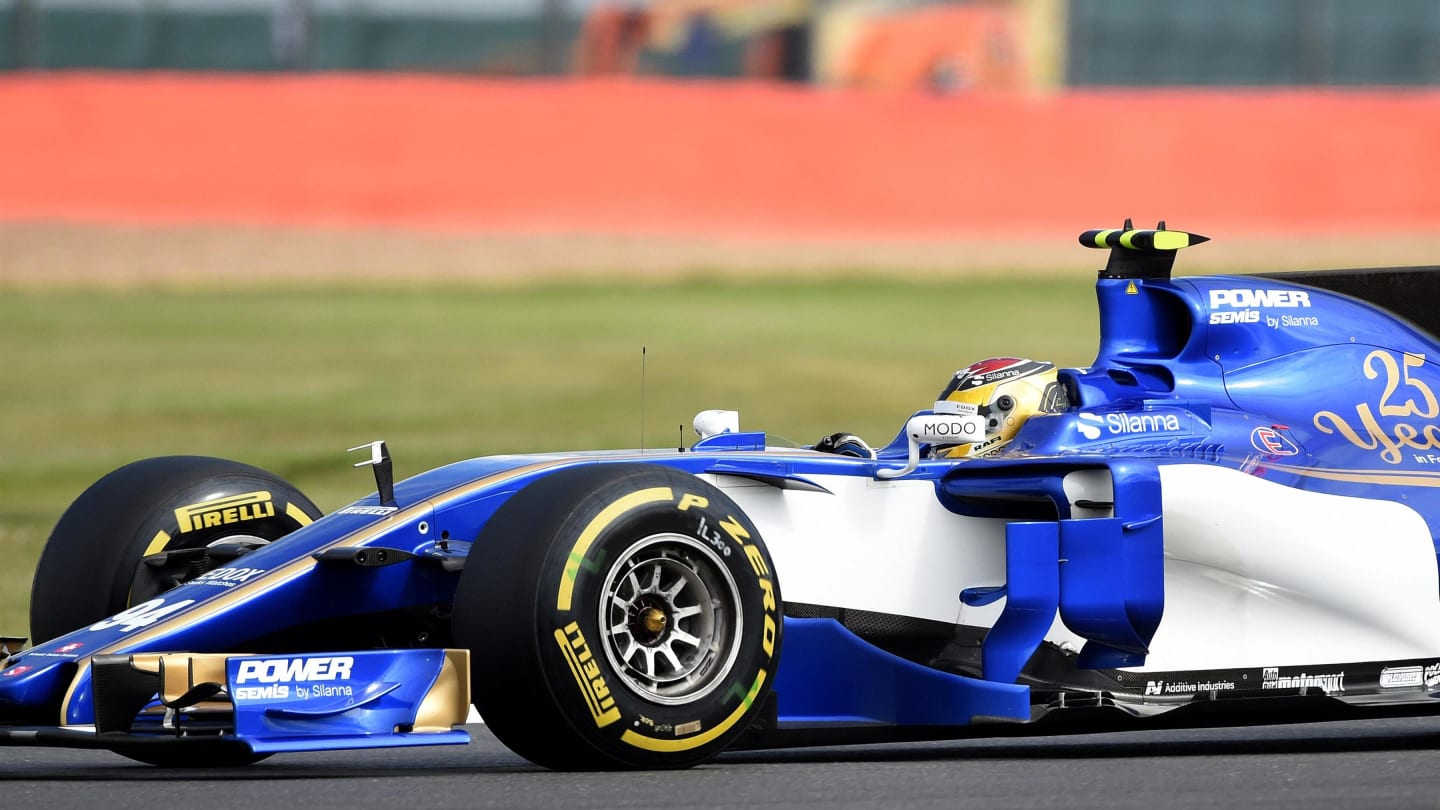 Pascal Wehrlein (GER) Sauber C36 at Formula One World Championship, Rd10, British Grand Prix,