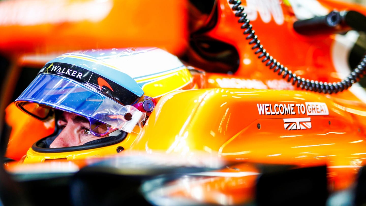 Fernando Alonso (ESP) McLaren MCL32 at Formula One World Championship, Rd10, British Grand Prix,