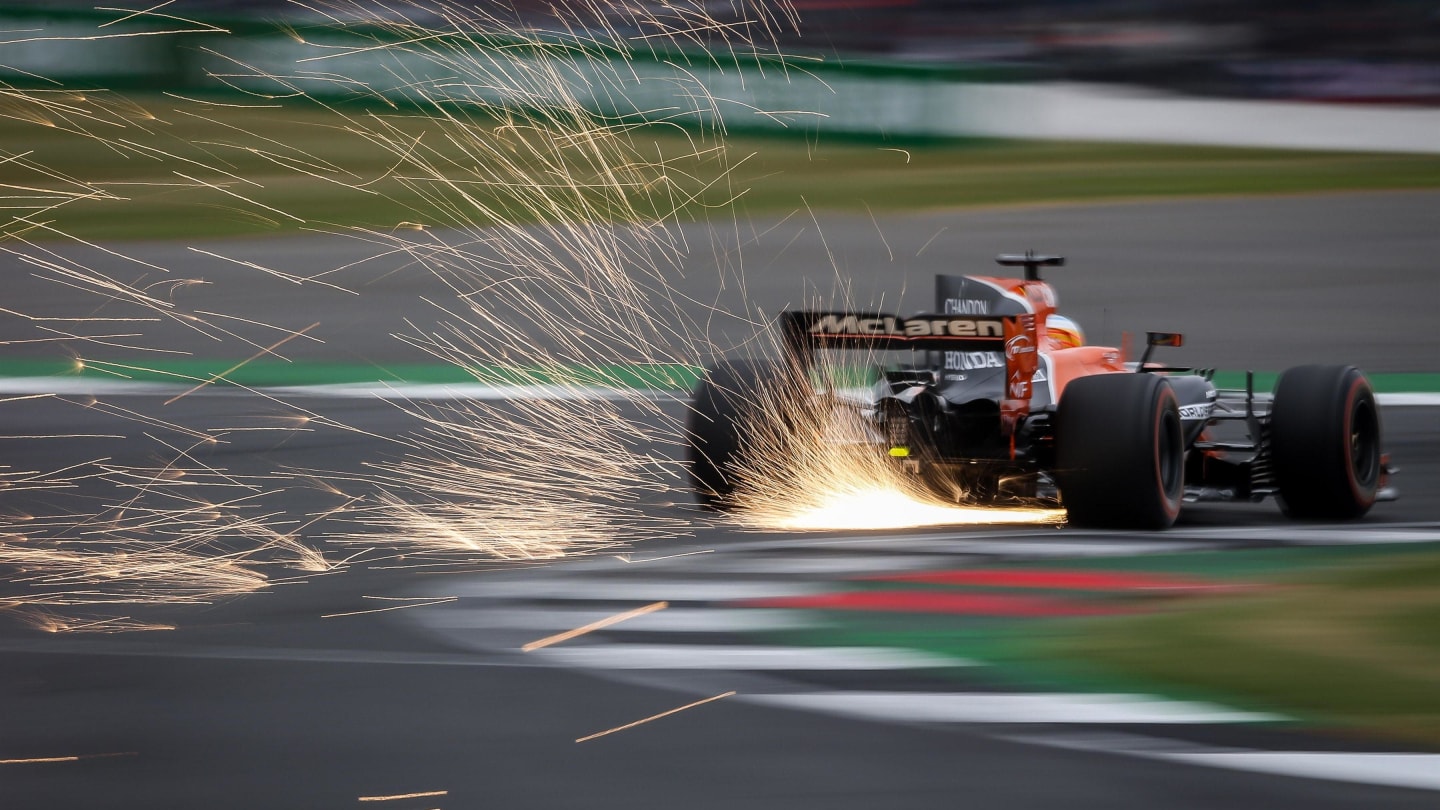 Fernando Alonso (ESP) McLaren MCL32 at Formula One World Championship, Rd10, British Grand Prix,