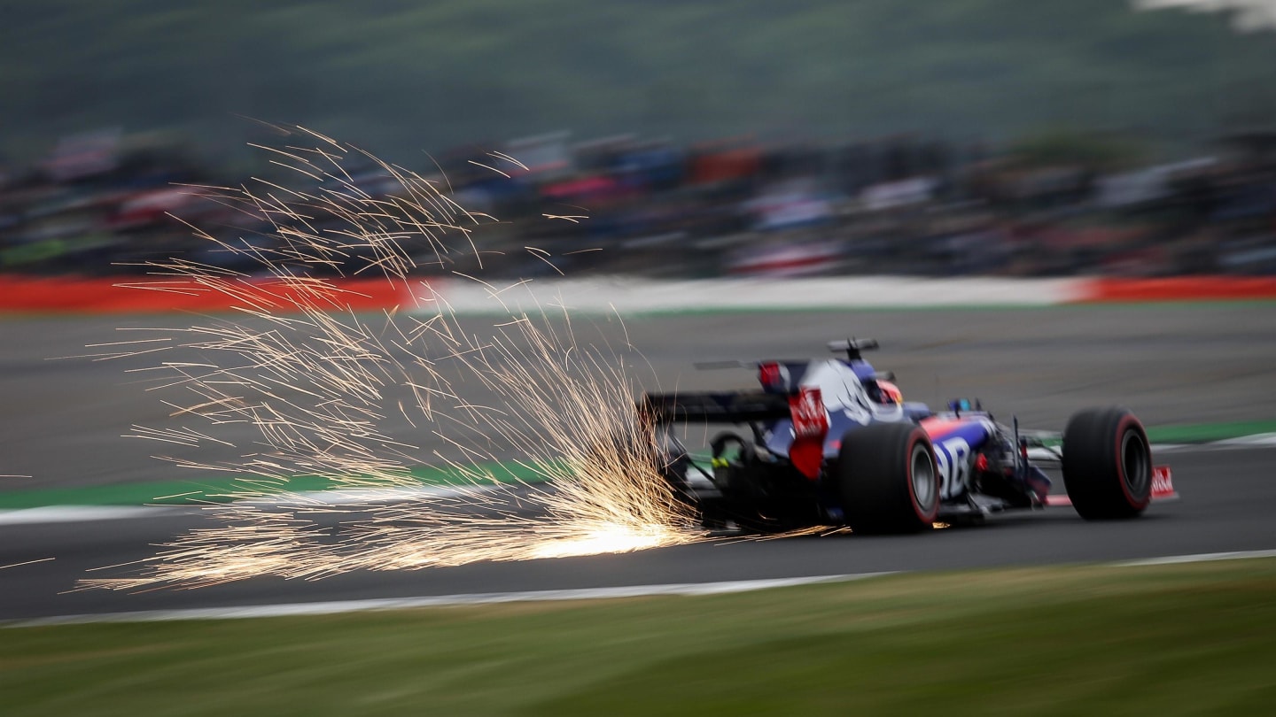 Daniil Kvyat (RUS) Scuderia Toro Rosso STR12 at Formula One World Championship, Rd10, British Grand