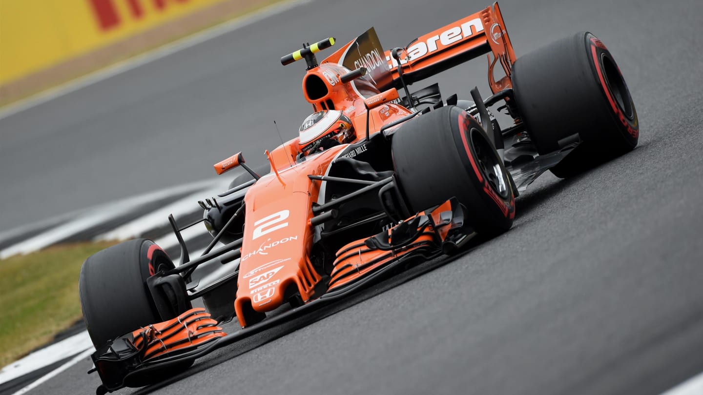 Stoffel Vandoorne (BEL) McLaren MCL32 at Formula One World Championship, Rd10, British Grand Prix,