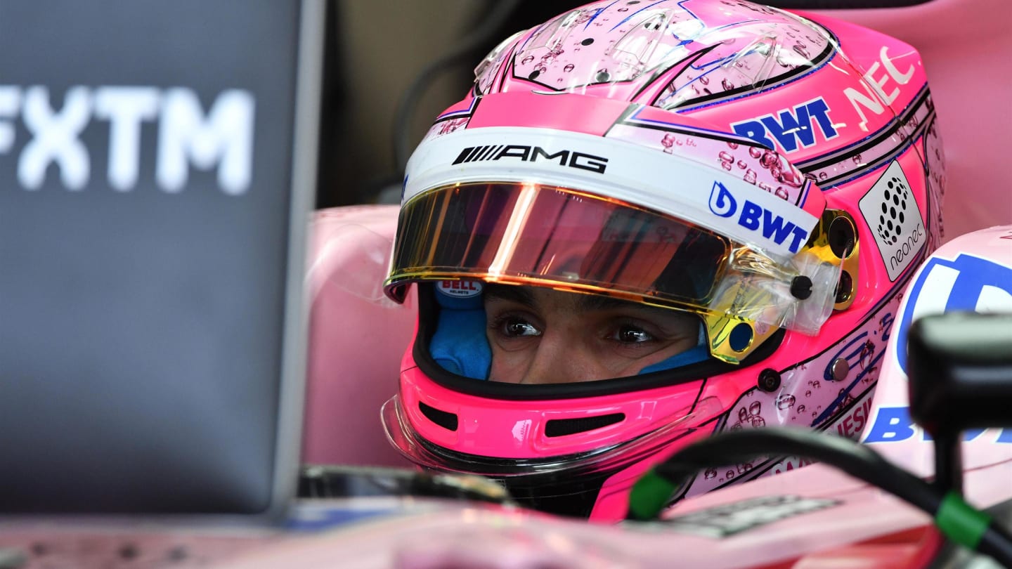 Esteban Ocon (FRA) Force India VJM10 at Formula One World Championship, Rd10, British Grand Prix,