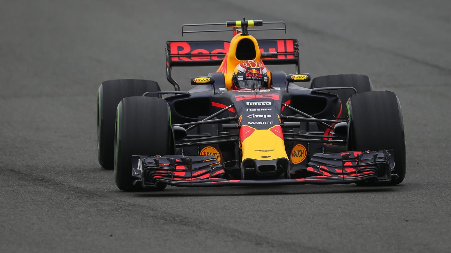 Max Verstappen (NED) Red Bull Racing RB13 at Formula One World Championship, Rd10, British Grand Prix, Qualifying, Silverstone, England, Saturday 15 July 2017. © Sutton Images