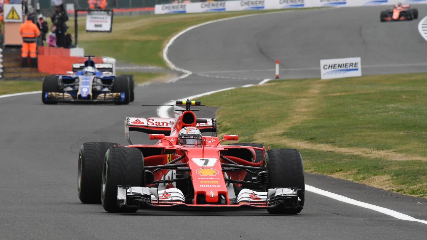 Kimi Raikkonen (FIN) Ferrari SF70-H at Formula One World Championship, Rd10, British Grand Prix,