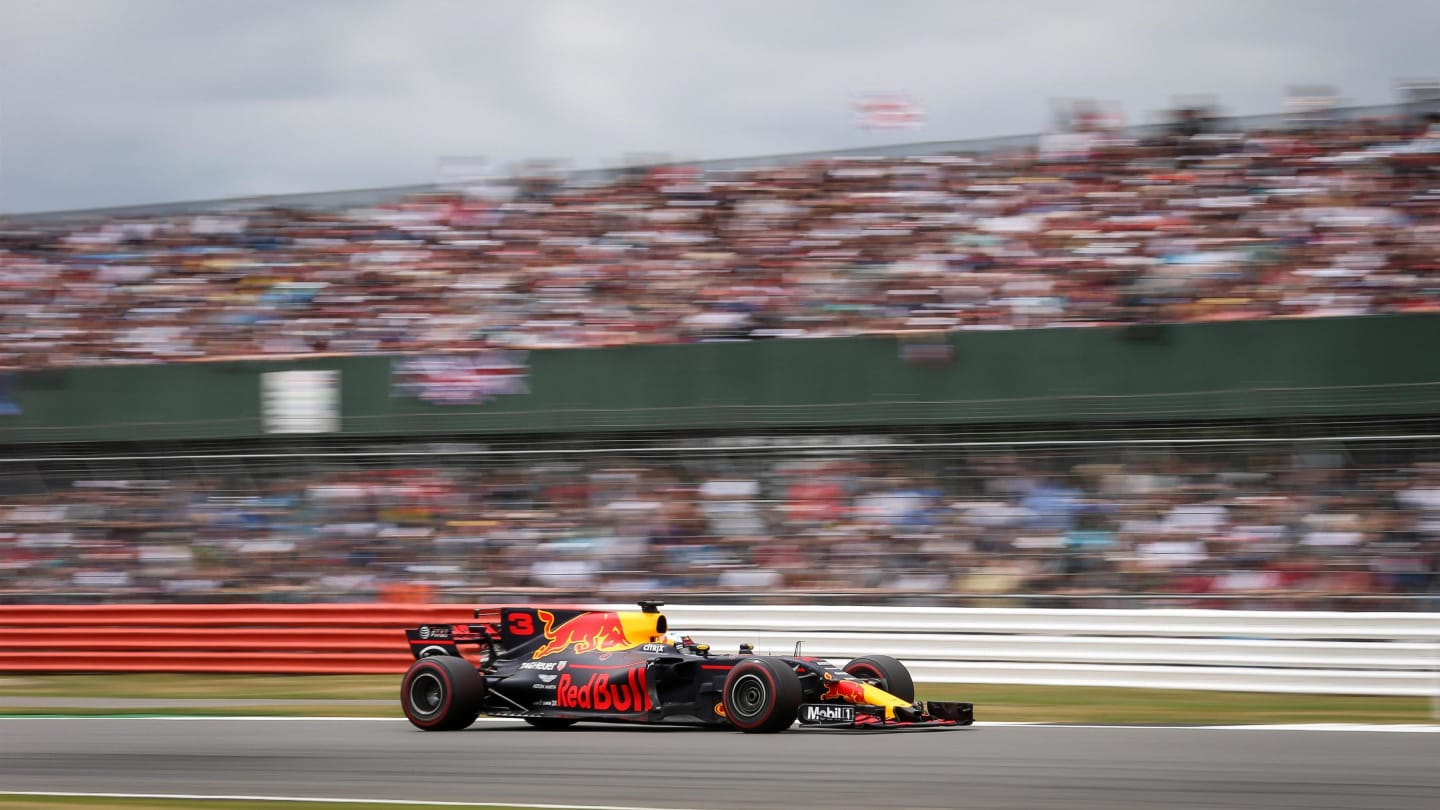 Daniel Ricciardo (AUS) Red Bull Racing RB13 at Formula One World Championship, Rd10, British Grand Prix, Race, Silverstone, England, Sunday 16 July 2017. © Sutton Images