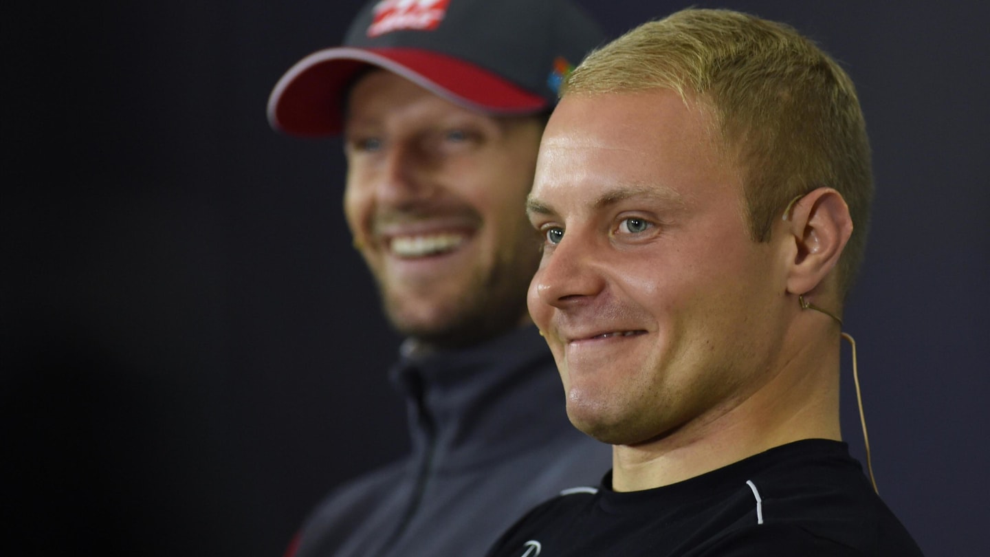 Valtteri Bottas (FIN) Mercedes AMG F1 in the Press Conference at Formula One World Championship, Rd10, British Grand Prix, Preparations, Silverstone, England, Thursday 13 July 2017. © Sutton Images