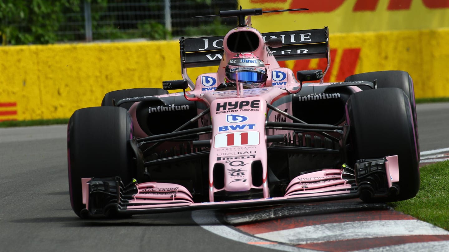 Sergio Perez (MEX) Force India VJM10 at Formula One World Championship, Rd7, Canadian Grand Prix,