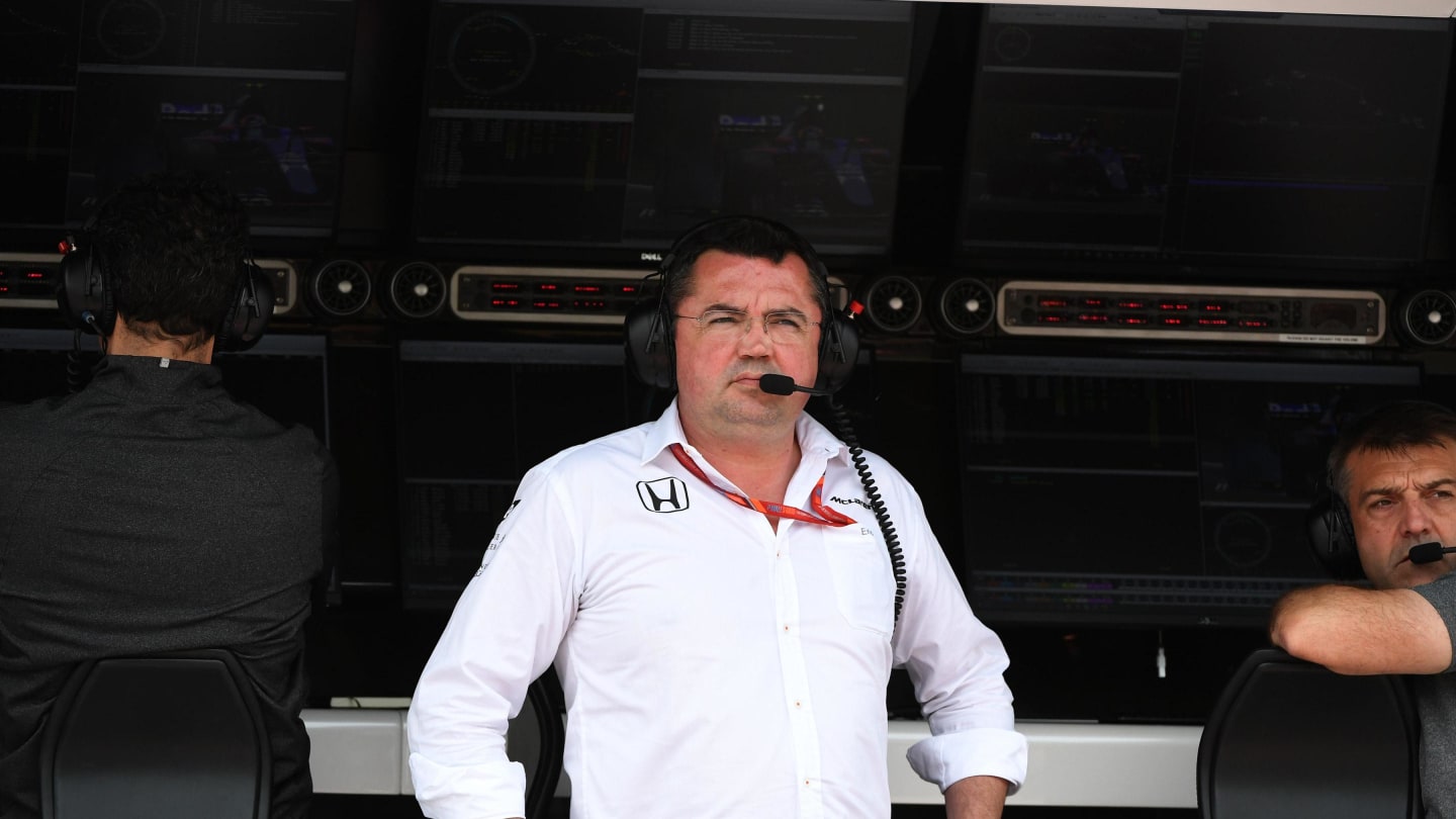 Eric Boullier (FRA) McLaren Racing Director at Formula One World Championship, Rd7, Canadian Grand Prix, Practice, Montreal, Canada, Friday 9 June 2017. © Sutton Motorsport Images