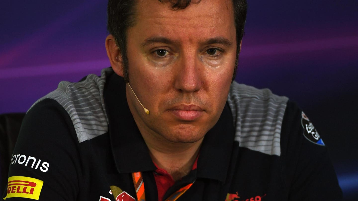 Jody Egginton, Scuderia Toro Rosso Head of Vehicle Performance in the Press Conference at Formula One World Championship, Rd7, Canadian Grand Prix, Practice, Montreal, Canada, Friday 9 June 2017. © Sutton Motorsport Images