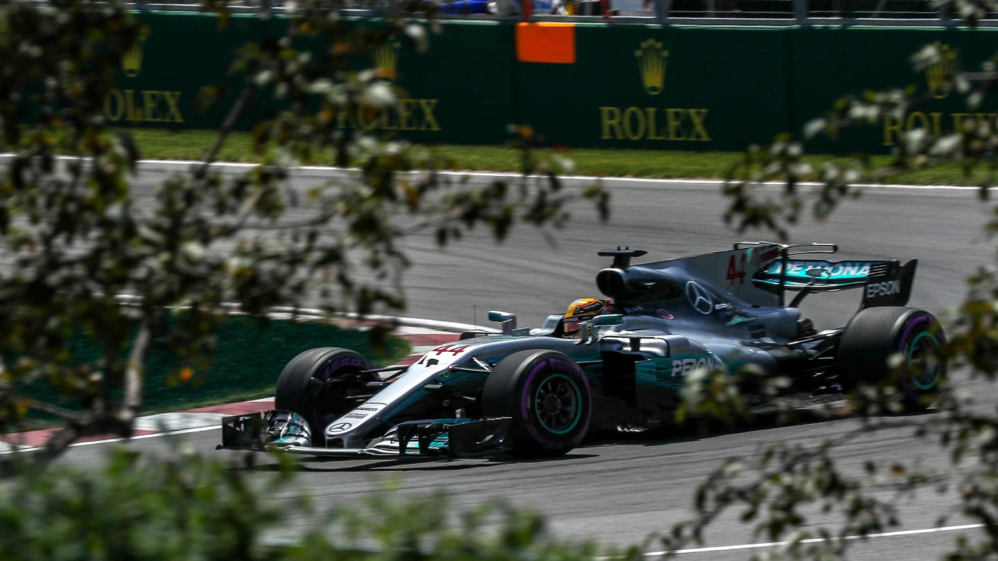 Lewis Hamilton (GBR) Mercedes-Benz F1 W08 Hybrid at Formula One World Championship, Rd7, Canadian Grand Prix, Qualifying, Montreal, Canada, Saturday 10 June 2017. © Sutton Motorsport Images