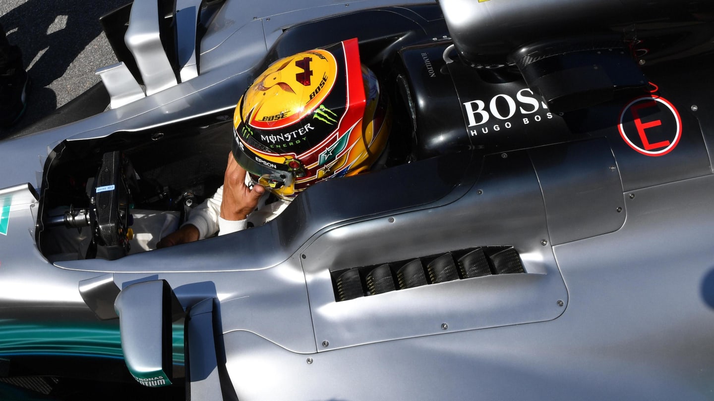 Lewis Hamilton (GBR) Mercedes-Benz F1 W08 Hybrid at Formula One World Championship, Rd7, Canadian