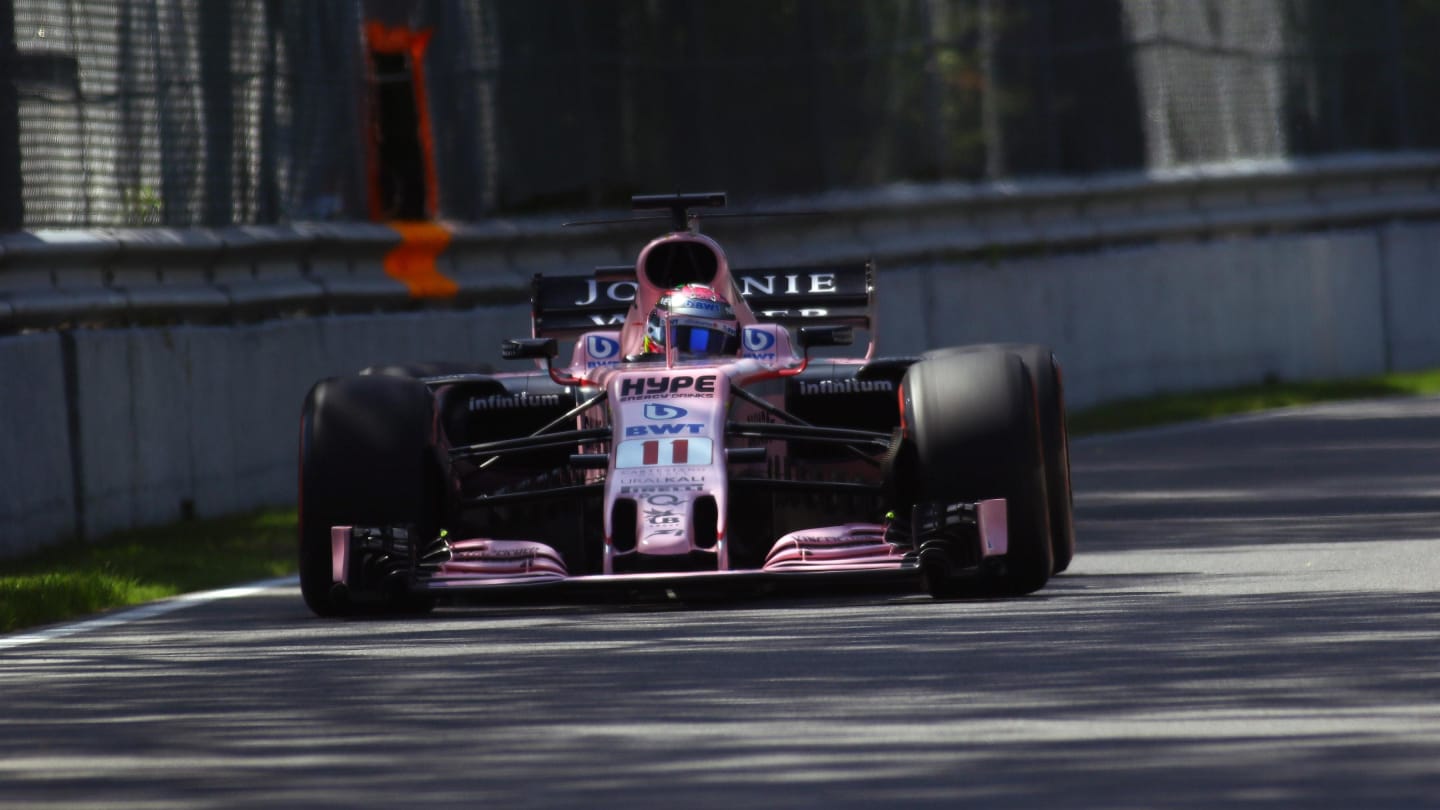 Sergio Perez (MEX) Force India VJM10 at Formula One World Championship, Rd7, Canadian Grand Prix, Qualifying, Montreal, Canada, Saturday 10 June 2017. © Sutton Motorsport Images