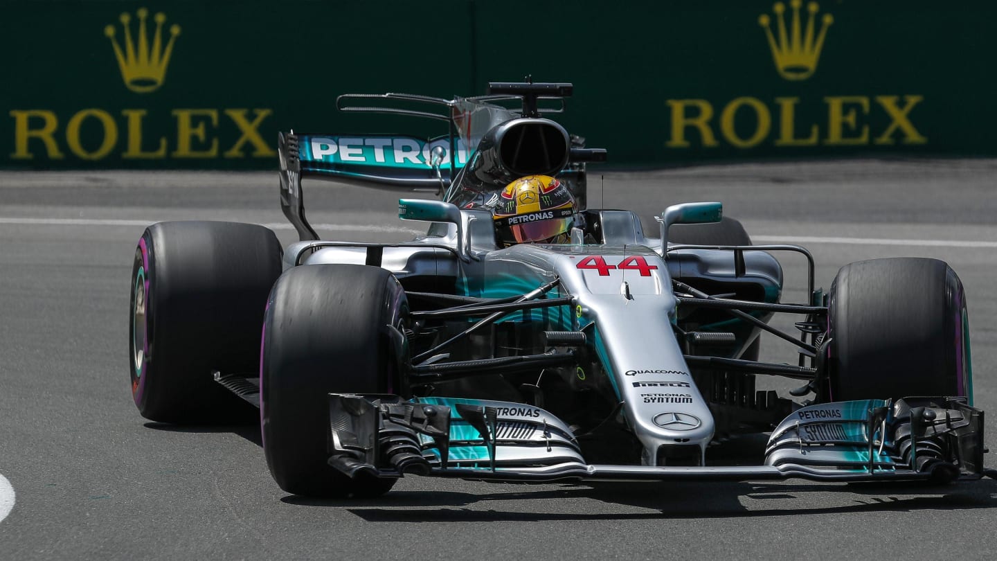 Lewis Hamilton (GBR) Mercedes-Benz F1 W08 Hybrid at Formula One World Championship, Rd7, Canadian Grand Prix, Qualifying, Montreal, Canada, Saturday 10 June 2017. © Sutton Images