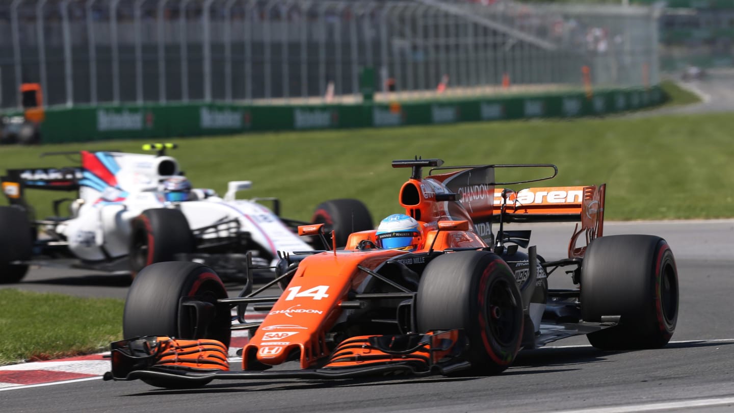 Fernando Alonso (ESP) McLaren MCL32 at Formula One World Championship, Rd7, Canadian Grand Prix, Race, Montreal, Canada, Sunday 11 June 2017. © Sutton Motorsport Images