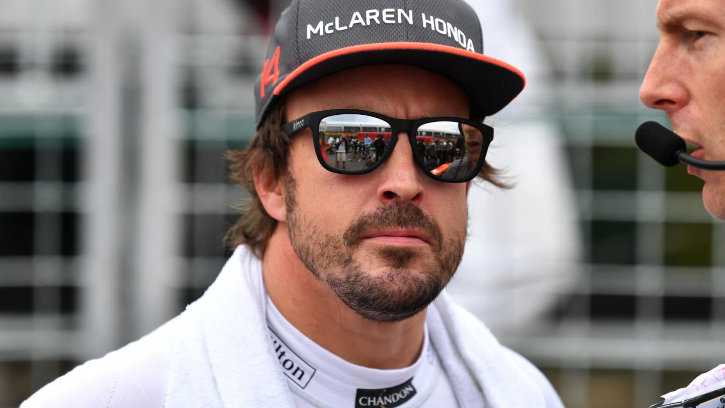Fernando Alonso (ESP) McLaren on the grid at Formula One World Championship, Rd7, Canadian Grand