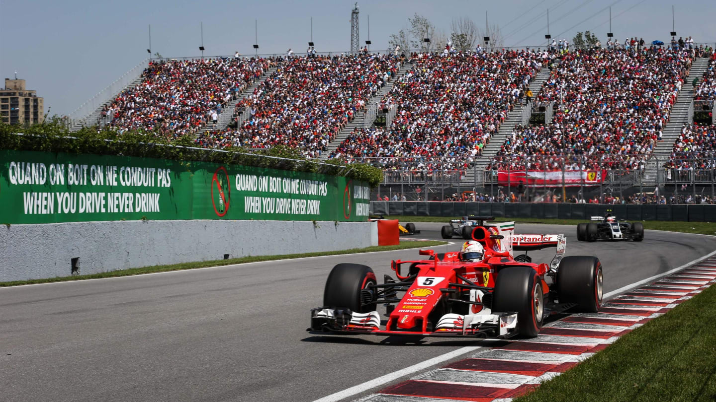 Sebastian Vettel (GER) Ferrari SF70-H at Formula One World Championship, Rd7, Canadian Grand Prix,