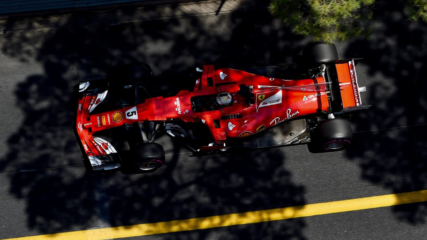 Sebastian Vettel (GER) Ferrari SF70-H at Formula One World Championship, Rd6, Monaco Grand Prix,