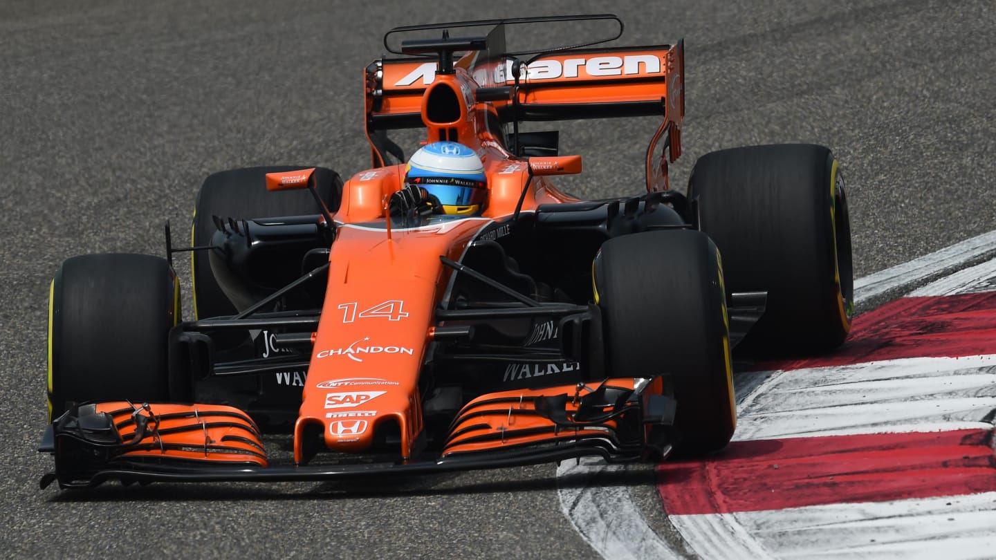 Fernando Alonso (ESP) McLaren MCL32 at Formula One World Championship, Rd2, Chinese Grand Prix, Qualifying, Shanghai, China, Saturday 8 April 2017. © Sutton Motorsport Images