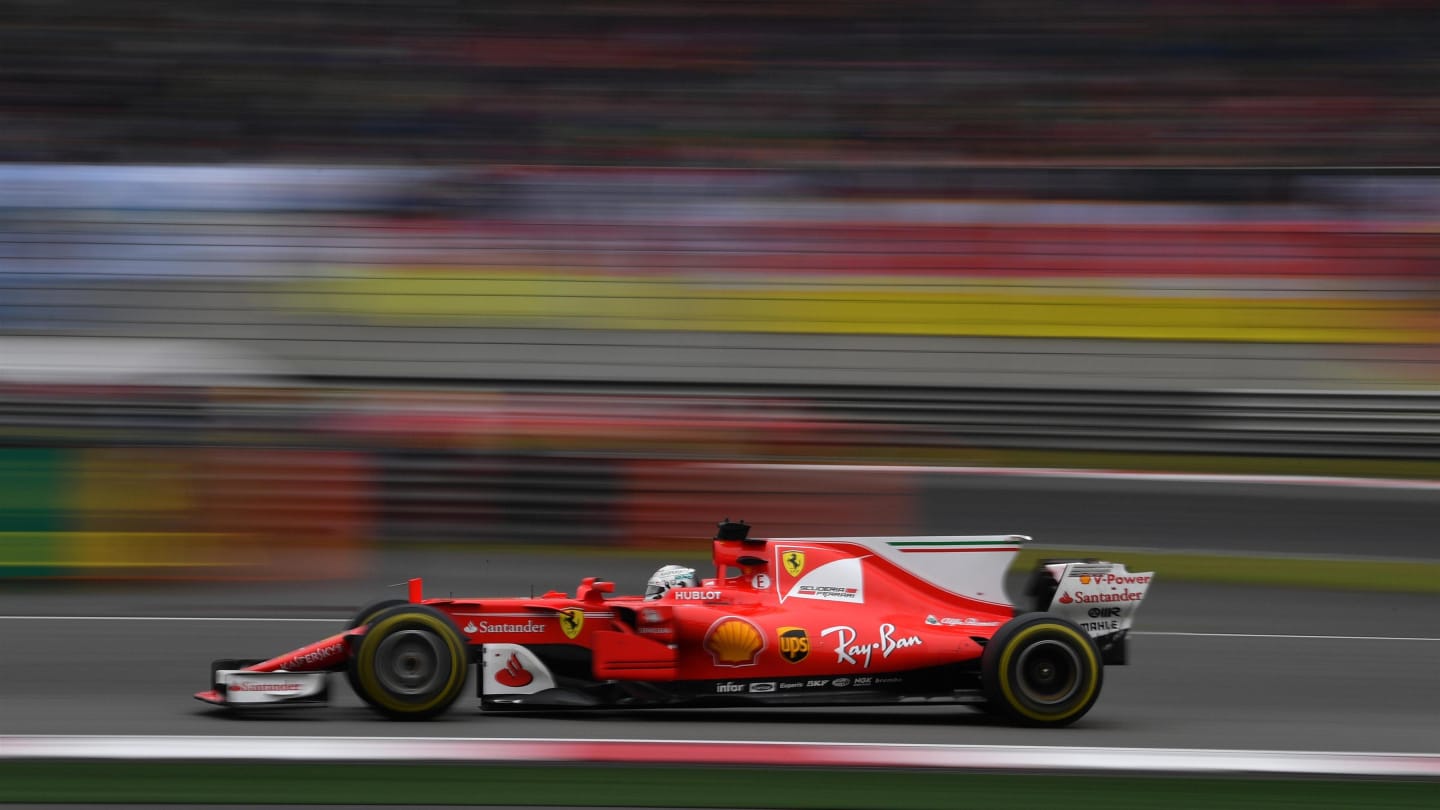 Sebastian Vettel (GER) Ferrari SF70-H at Formula One World Championship, Rd2, Chinese Grand Prix, Race, Shanghai, China, Sunday 9 April 2017. © Sutton Motorsport Images