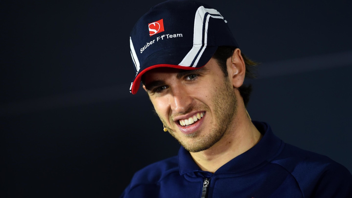 Antonio Giovinazzi (ITA) Sauber in the Press Conference at Formula One World Championship, Rd2, Chinese Grand Prix, Preparations, Shanghai, China, Thursday 6 April 2017. © Sutton Motorsport Images