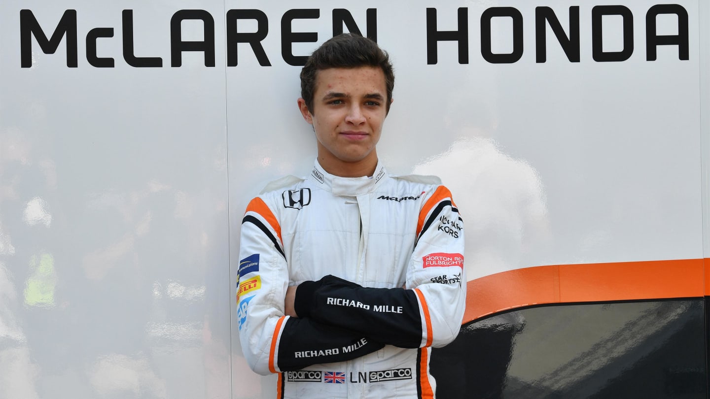 Lando Norris (GBR) McLaren MCL32 at Formula One Testing, Day Two, Hungaroring, Hungary, Wednesday 2