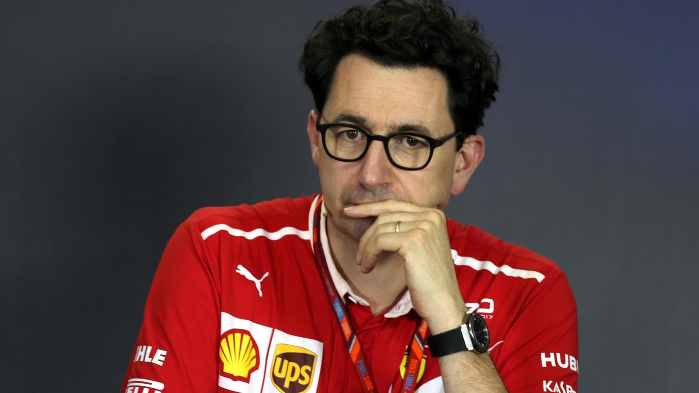 Mattia Binotto (ITA) Ferrari Chief Technical Officer in the Press Conference at Formula One World Championship, Rd11, Hungarian Grand Prix, Practice, Hungaroring, Hungary, Friday 28 July 2017. © Sutton Images