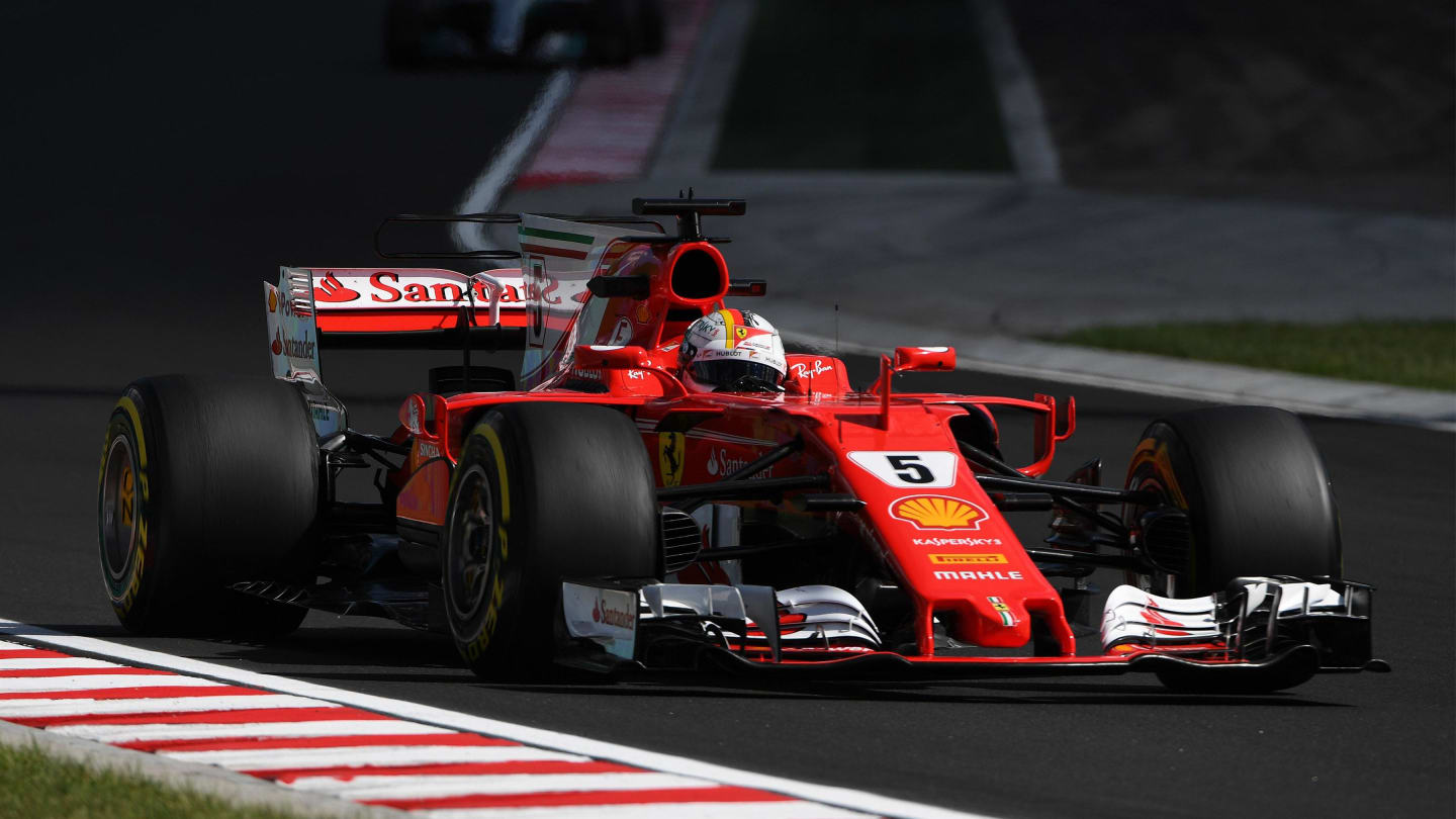 Sebastian Vettel (GER) Ferrari SF70-H at Formula One World Championship, Rd11, Hungarian Grand