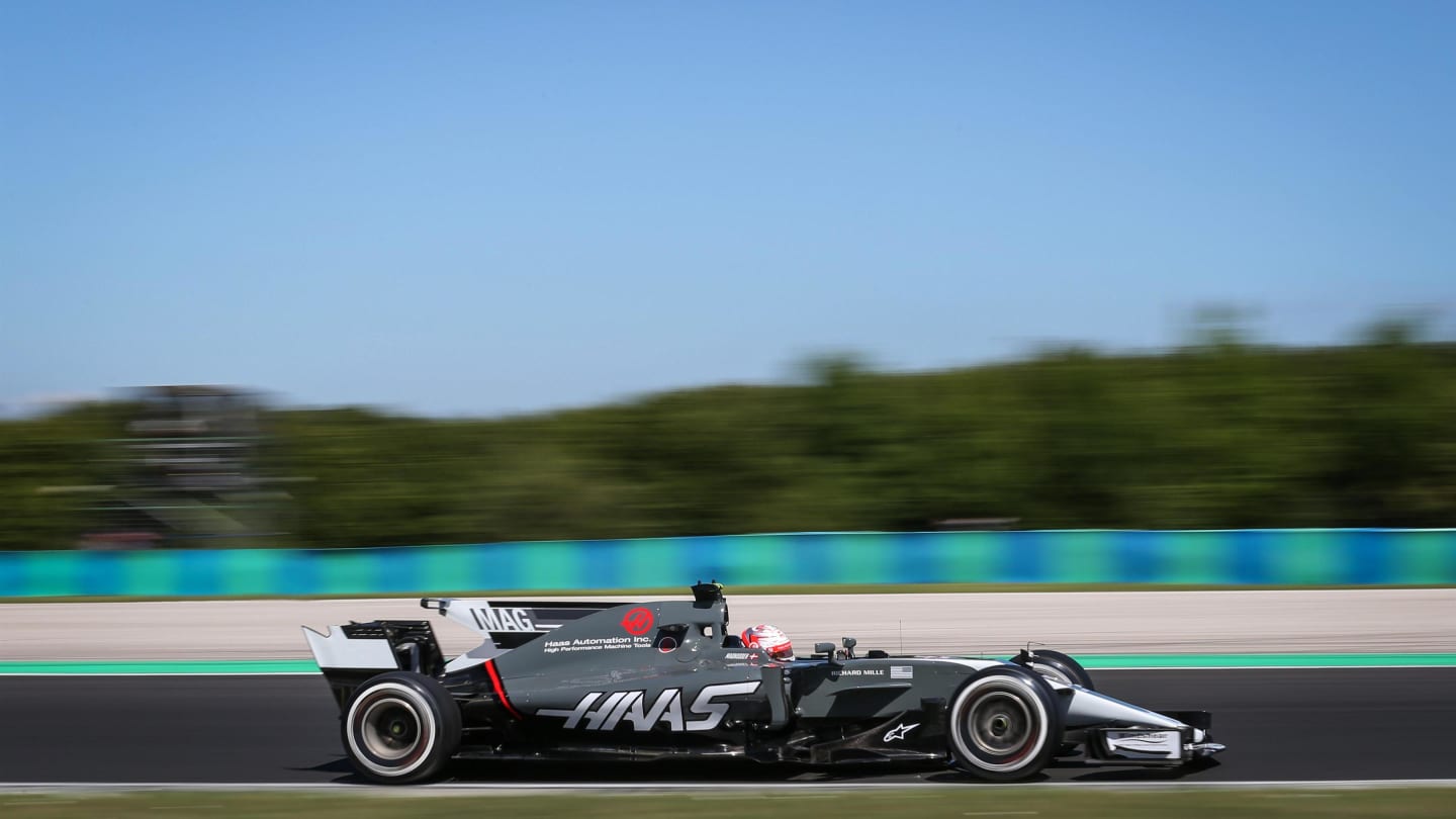 Kevin Magnussen (DEN) Haas VF-17 at Formula One World Championship, Rd11, Hungarian Grand Prix, Qualifying, Hungaroring, Hungary, Saturday 29 July 2017. © Sutton Images