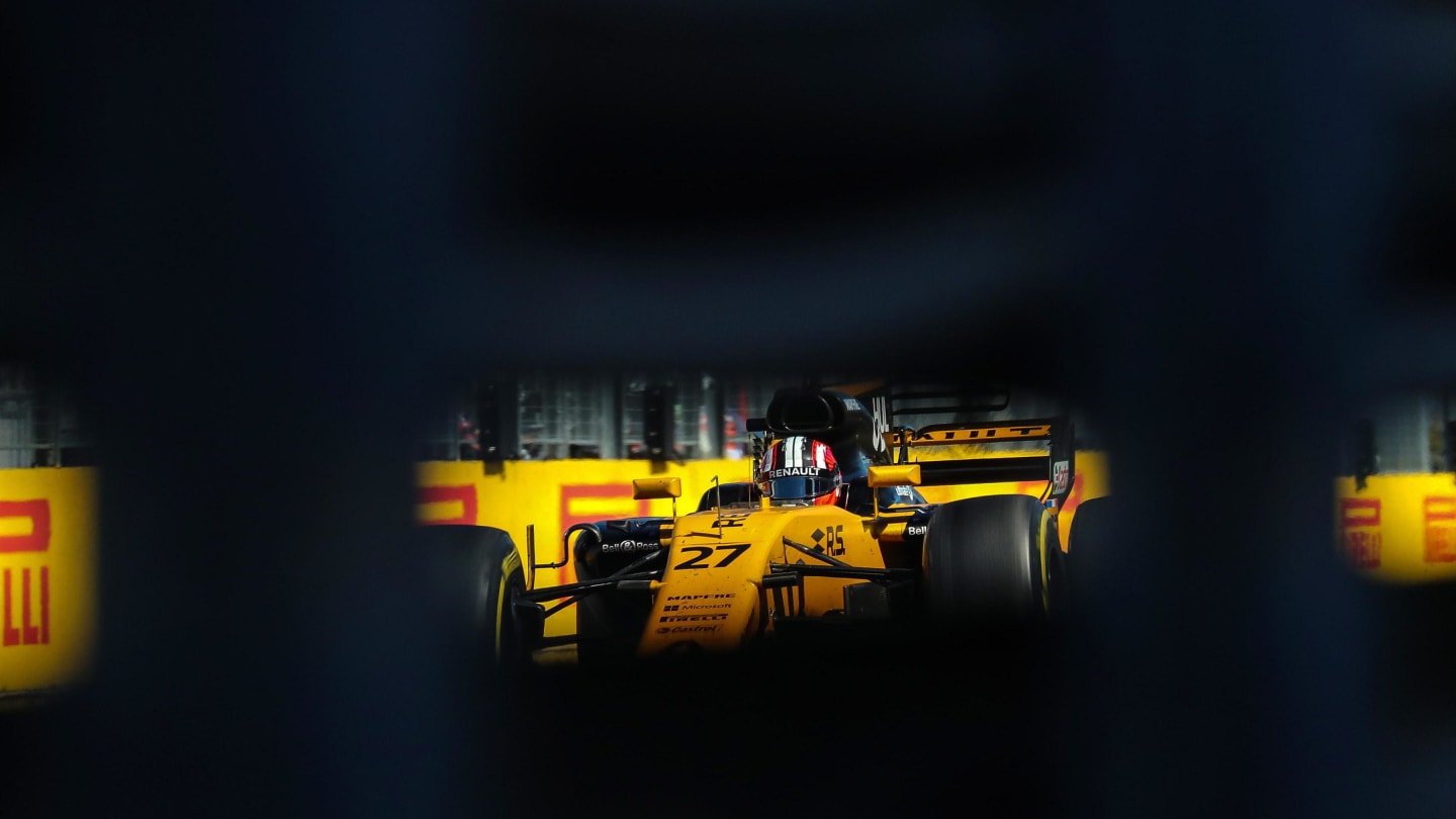 Nico Hulkenberg (GER) Renault Sport F1 Team RS17 at Formula One World Championship, Rd11, Hungarian