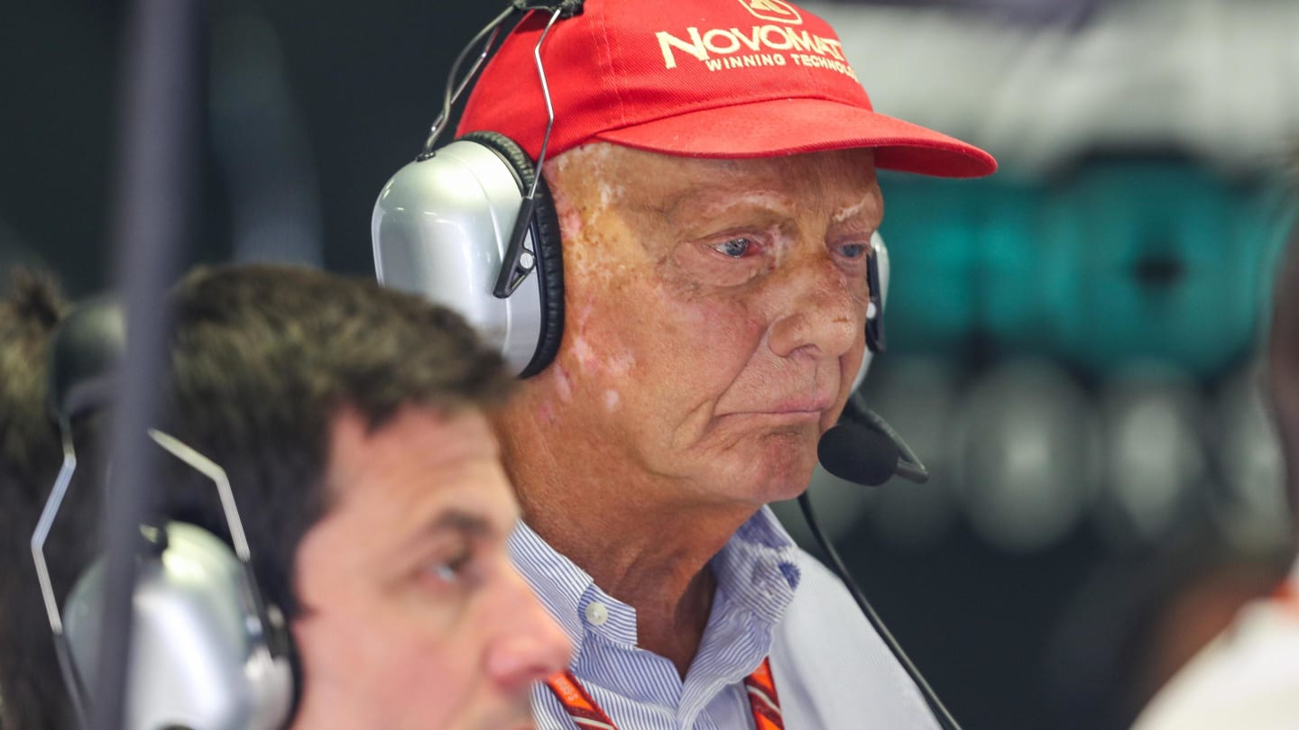 Niki Lauda (AUT) Mercedes AMG F1 Non-Executive Chairman at Formula One World Championship, Rd13, Italian Grand Prix, Practice, Monza, Italy, Friday 1 September 2017. © Sutton Images