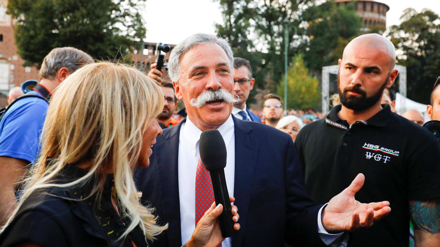 Chase Carey (USA) Chief Executive Officer and Executive Chairman of the Formula One Group at the Parade in Milan at Formula One World Championship, Rd13, Italian Grand Prix, Preparations, Monza, Italy, Thursday 31 August 2017. © Sutton Images