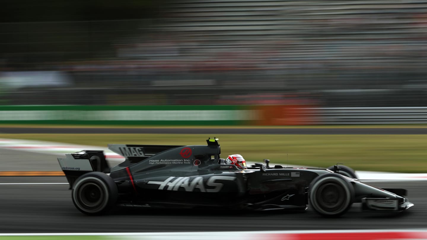 Kevin Magnussen (DEN) Haas VF-17 at Formula One World Championship, Rd13, Italian Grand Prix, Practice, Monza, Italy, Friday 1 September 2017. © Sutton Images