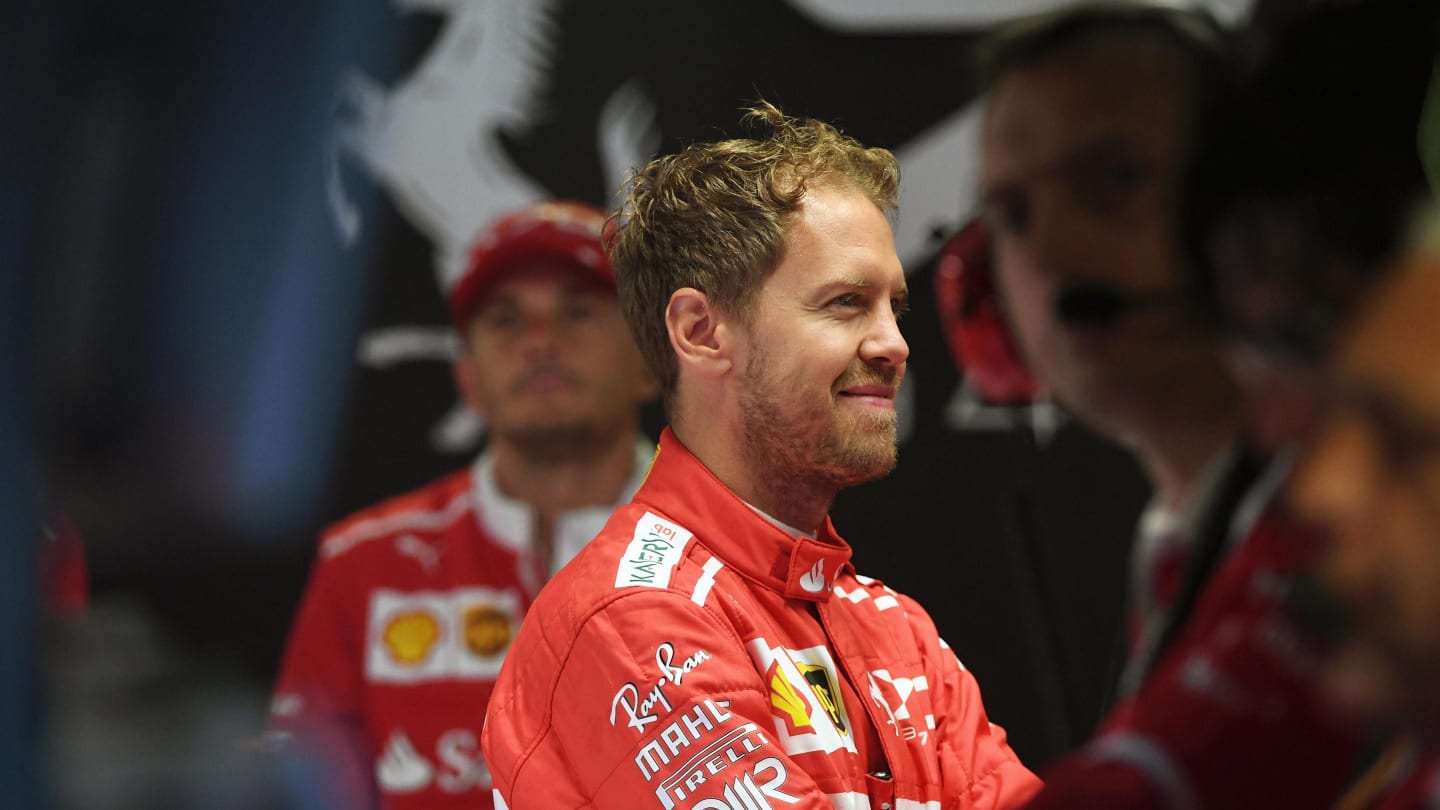 Sebastian Vettel (GER) Ferrari at Formula One World Championship, Rd13, Italian Grand Prix,