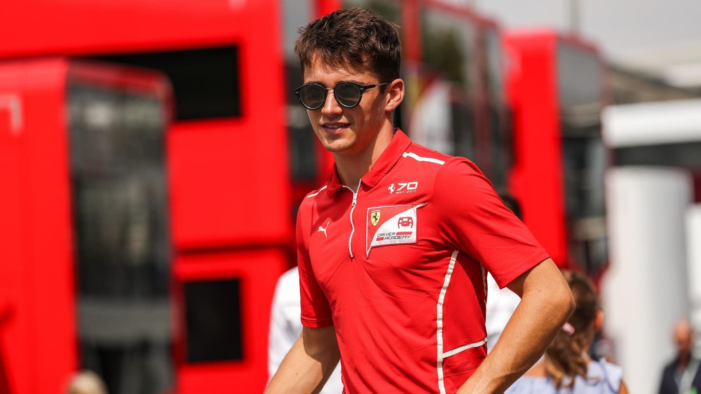 Charles Leclerc (MON) Ferrari Driver Academy at Formula One World Championship, Rd13, Italian Grand