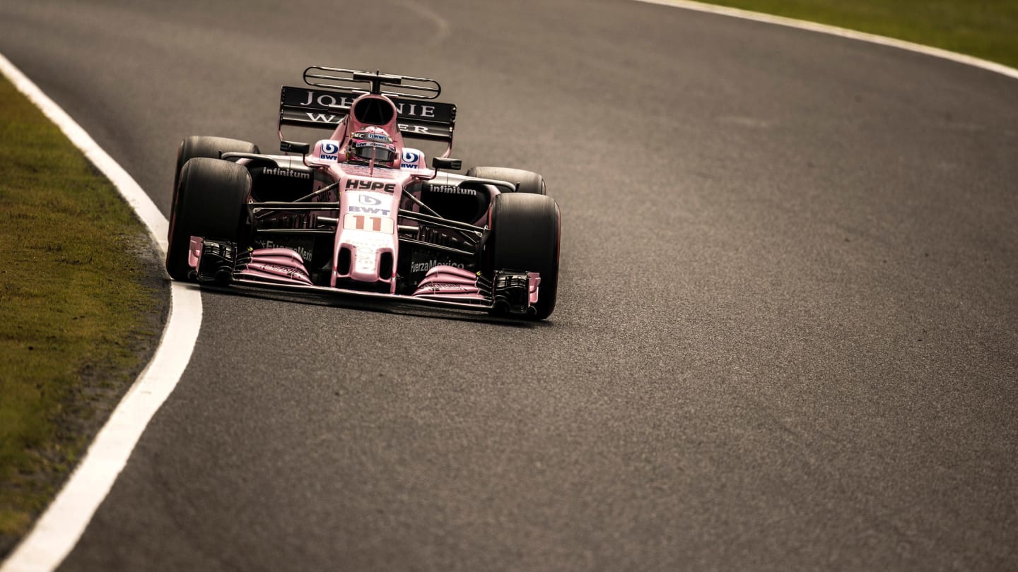 Sergio Perez (MEX) Force India VJM10 at Formula One World Championship, Rd16, Japanese Grand Prix, Qualifying, Suzuka, Japan, Saturday 7 October 2017. © Manuel Goria/Sutton Images