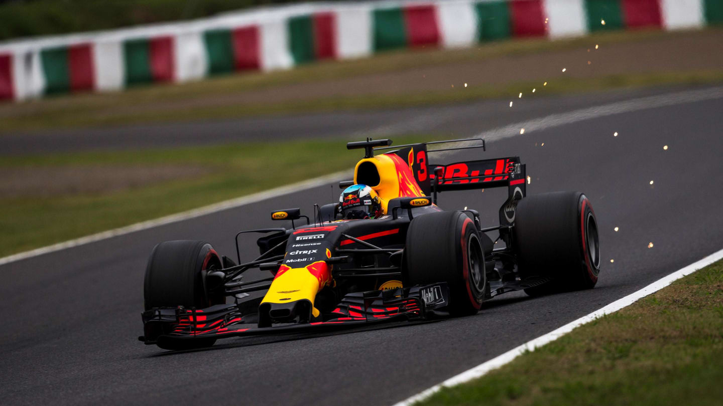 Daniel Ricciardo (AUS) Red Bull Racing RB13 at Formula One World Championship, Rd16, Japanese Grand