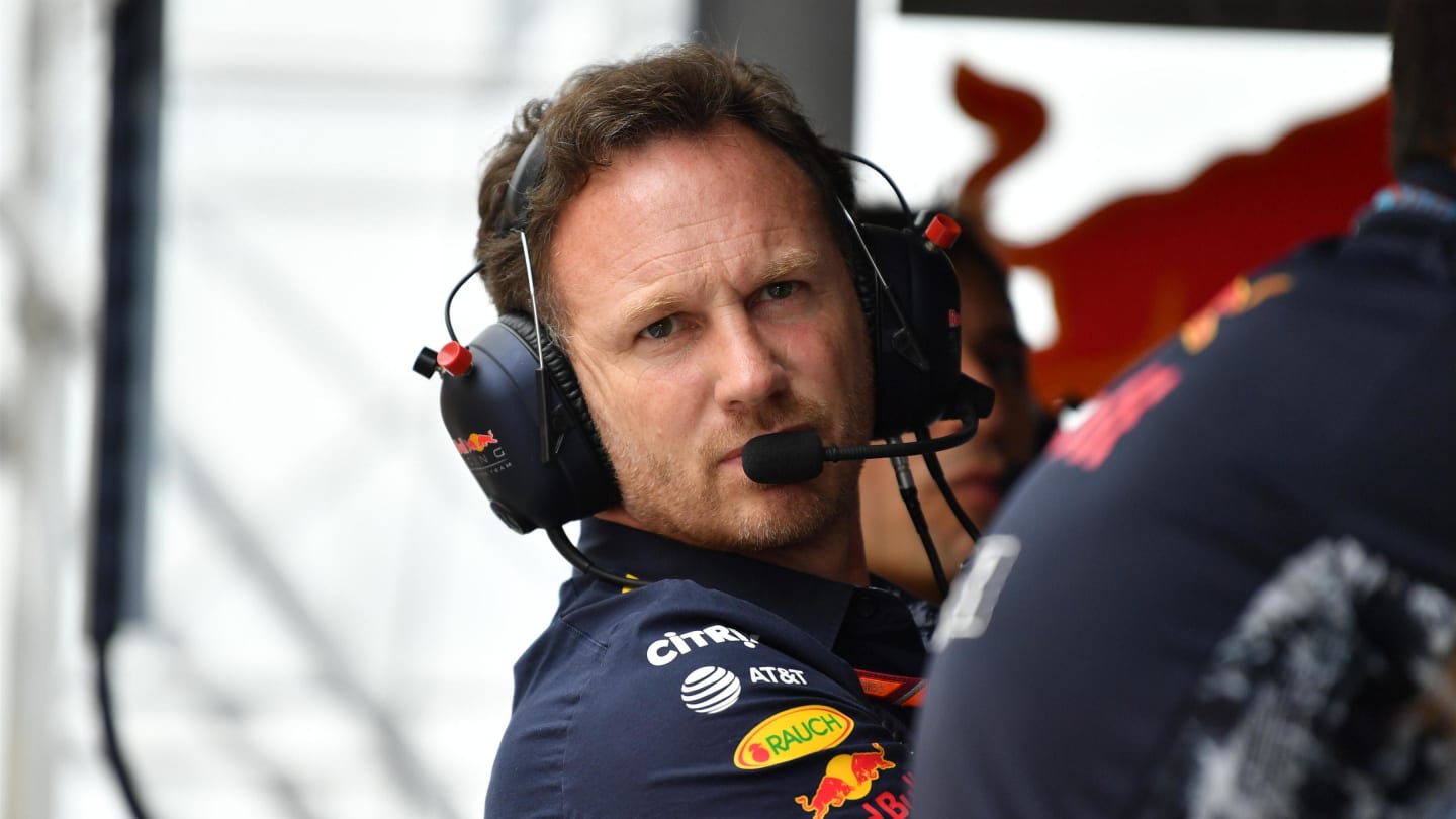 Christian Horner (GBR) Red Bull Racing Team Principal at Formula One World Championship, Rd16, Japanese Grand Prix, Qualifying, Suzuka, Japan, Saturday 7 October 2017. © Mark Sutton/Sutton Images