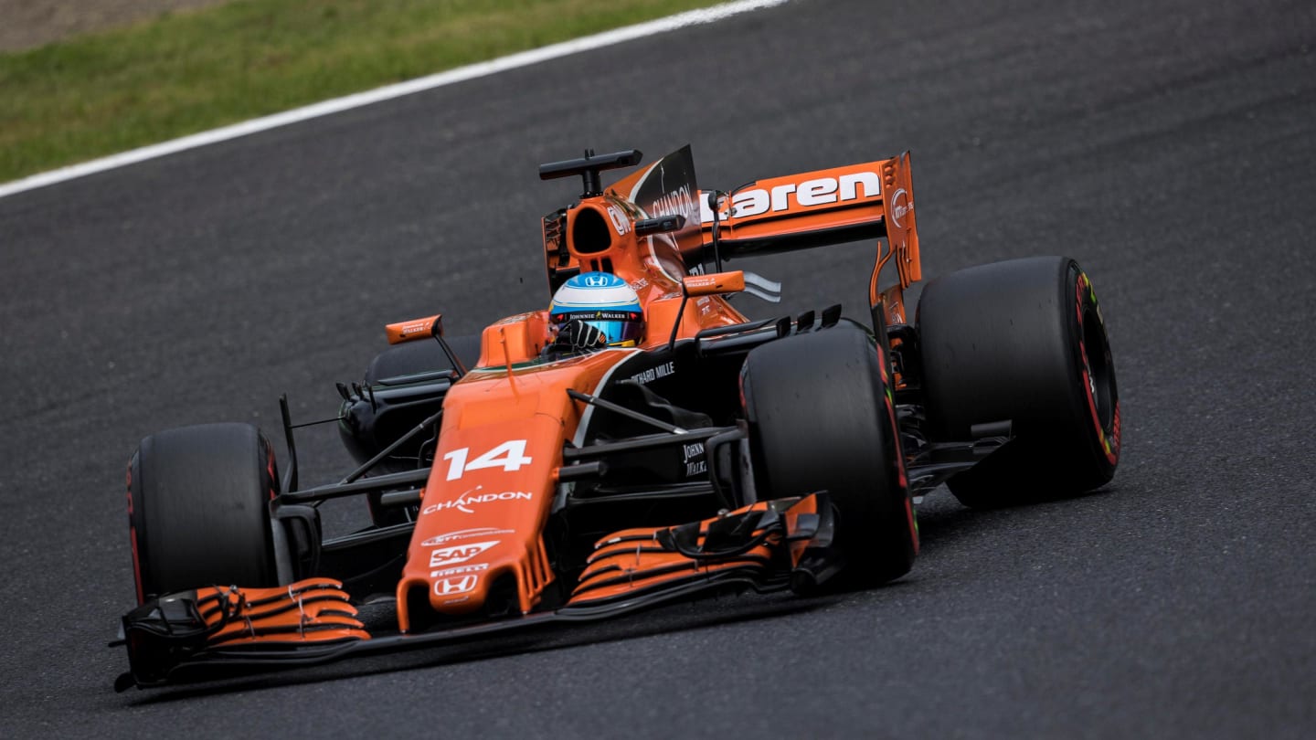 Fernando Alonso (ESP) McLaren MCL32 at Formula One World Championship, Rd16, Japanese Grand Prix, Qualifying, Suzuka, Japan, Saturday 7 October 2017. © Manuel Goria/Sutton Images