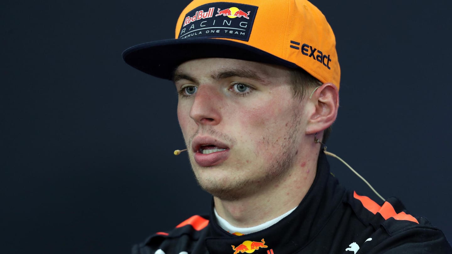Max Verstappen (NED) Red Bull Racing in the Press Conference at Formula One World Championship, Rd16, Japanese Grand Prix, Race, Suzuka, Japan, Sunday 8 October 2017. © Kym Illman/Sutton Images