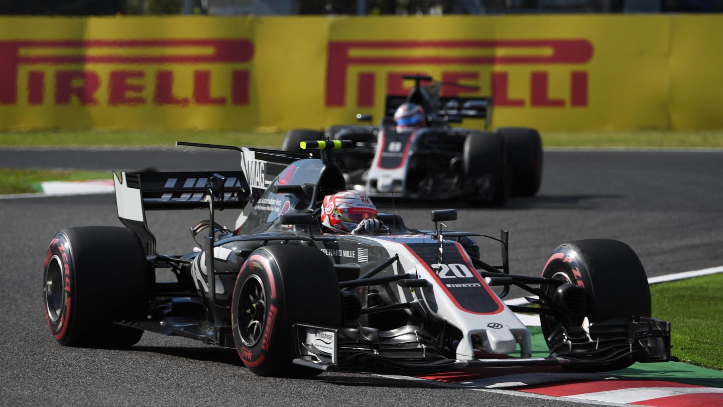 Kevin Magnussen (DEN) Haas VF-17 at Formula One World Championship, Rd16, Japanese Grand Prix,